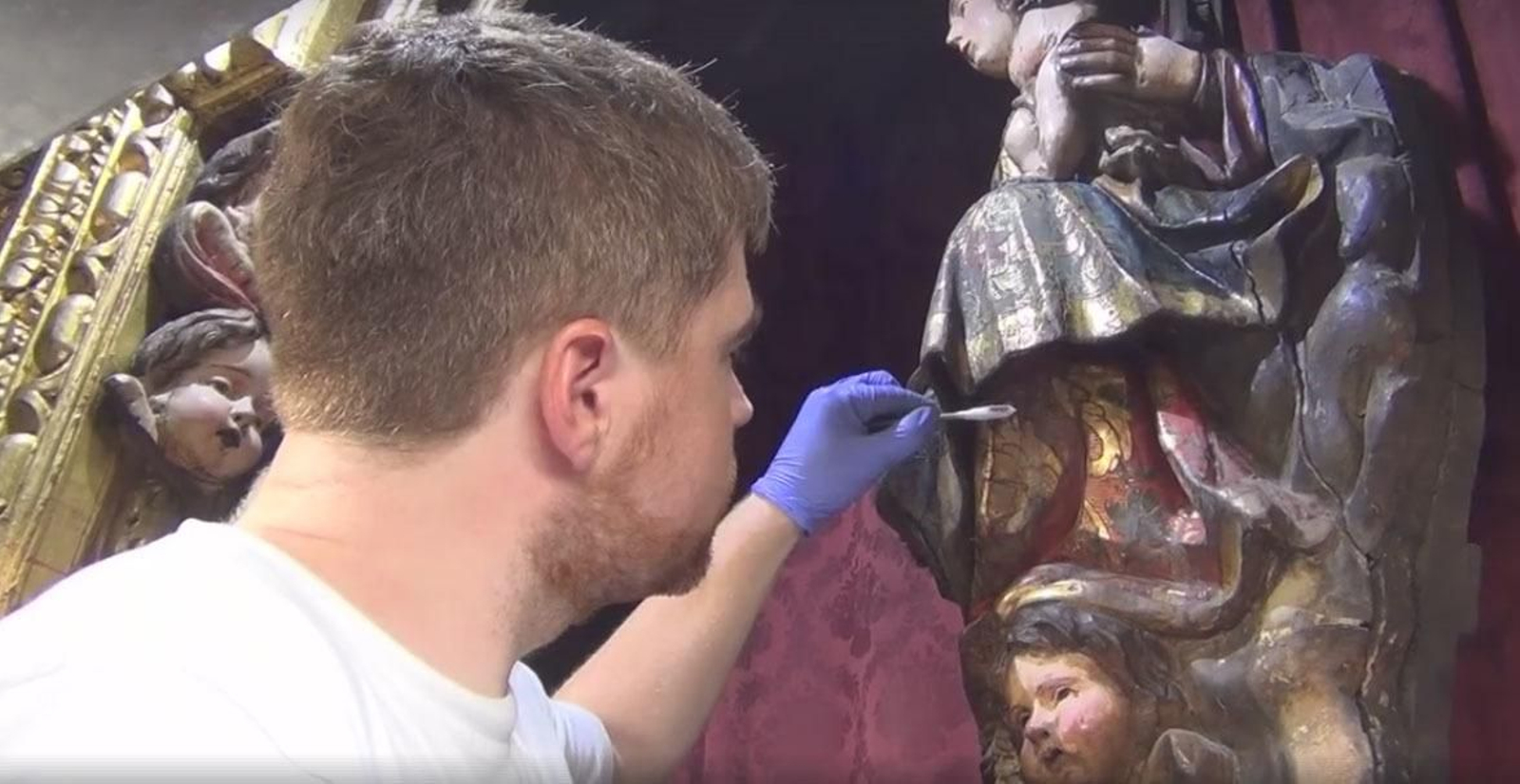 La restauración de los altares de la Magdalena, en imágenes