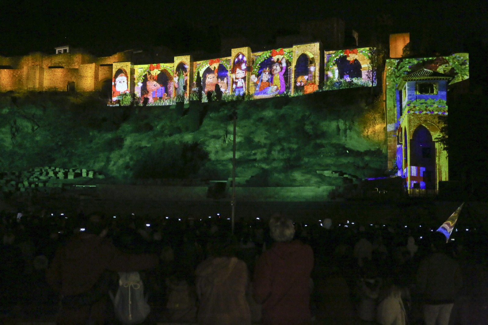 Las fotos de las luces de Navidad en Málaga Las fotos de las luces de Navidad en Málaga