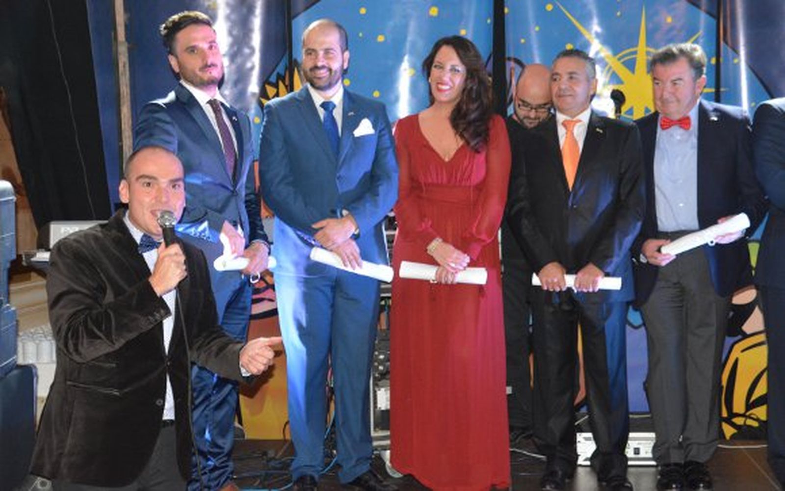 German García, Riki Rivera, Luis Rivero, Verónica Sánchez, Antonio Carrascosa y Miguel Ángel Martínez.

Foto: Ignacio Casas de Ciria