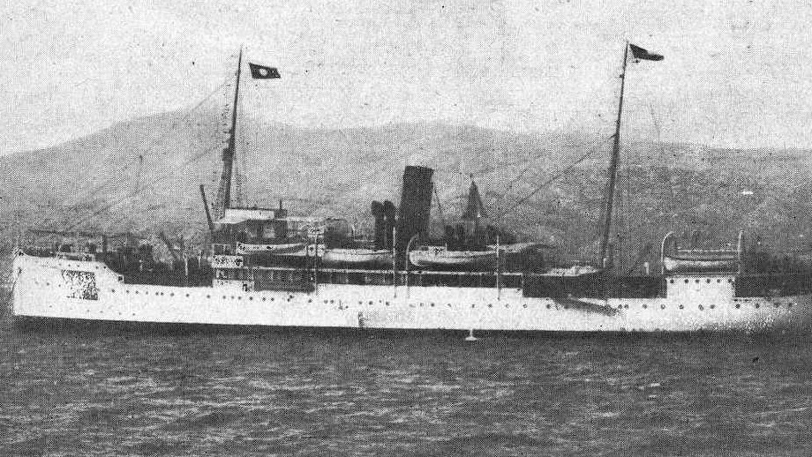 El Vapor Santa Isabel. Imagen fotográfica de la época