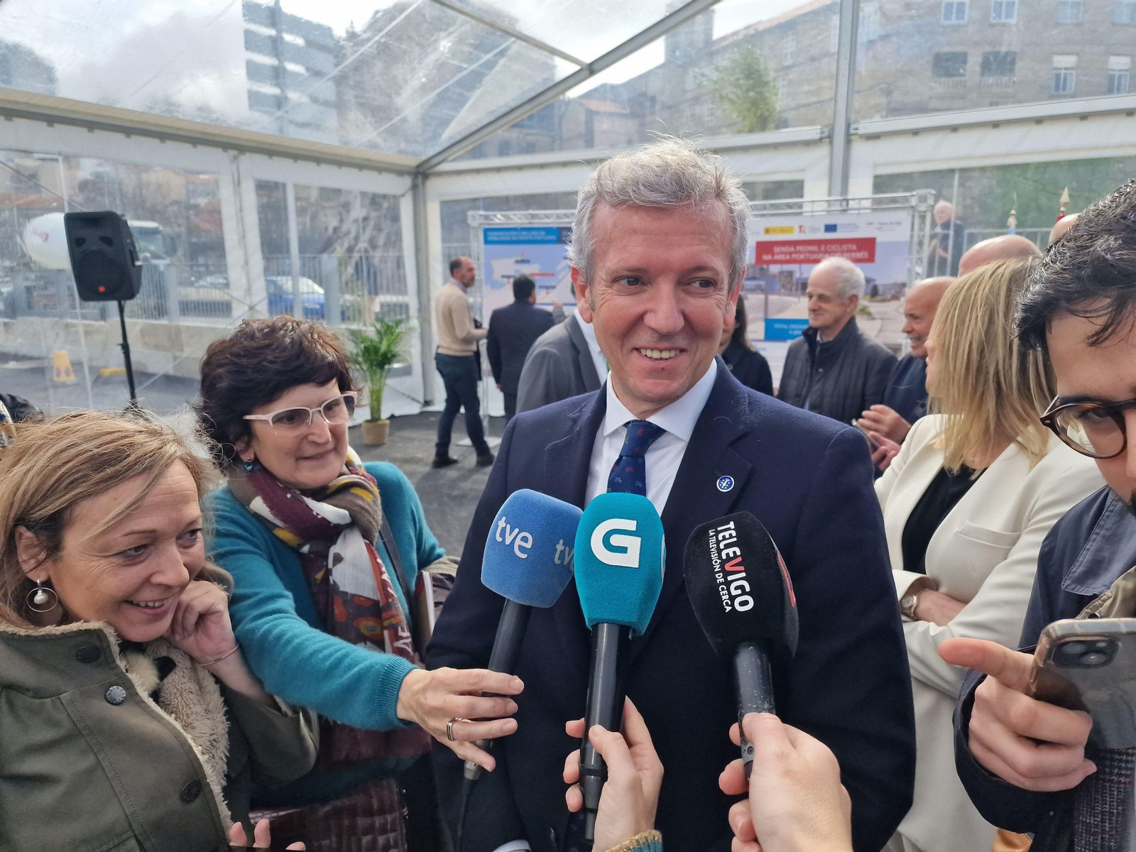 El presidente de la Xunta de Galicia, Alfonso Rueda