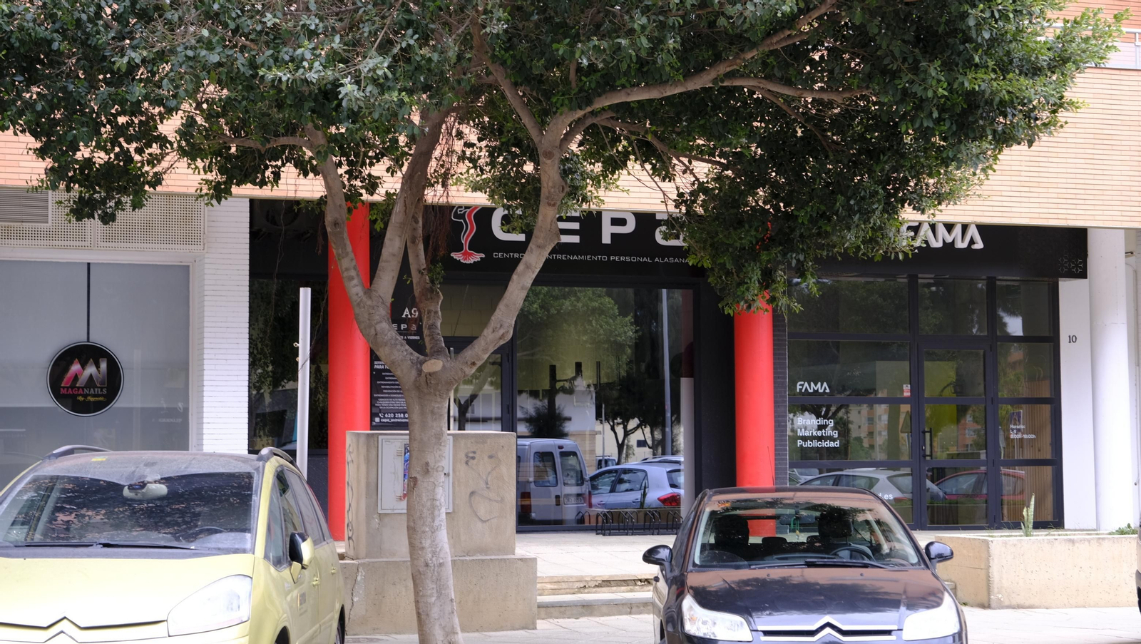 Otro negocio de la misma calle, un gimnasio, también ha sido sancionado.