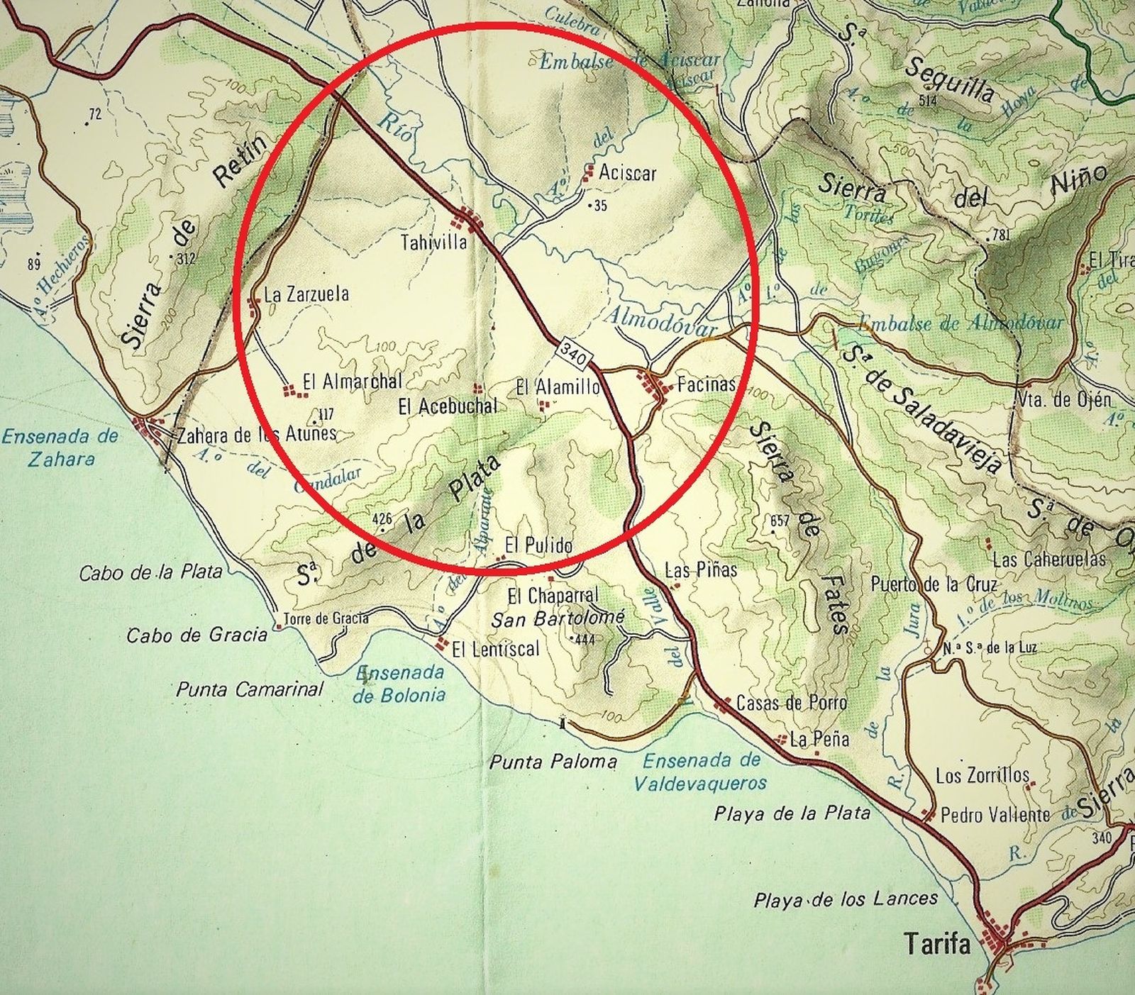 Las dehesas señoriales se situaban en torno a la antigua laguna de La Janda.