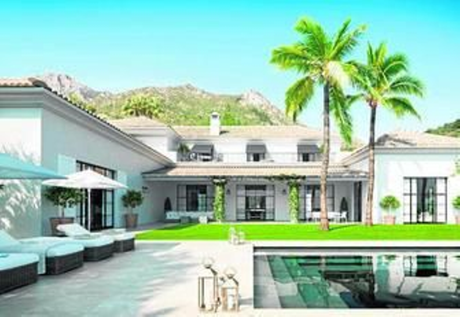 Infografía de una de las cinco villas. Infografía de una de las cinco villas.