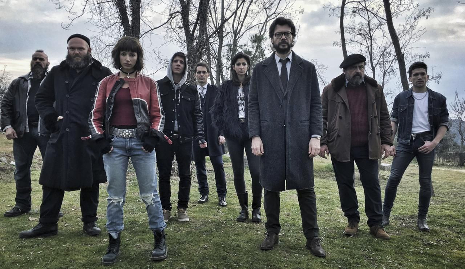 Los personajes principales de la serie de Antena 3 'La casa de papel'