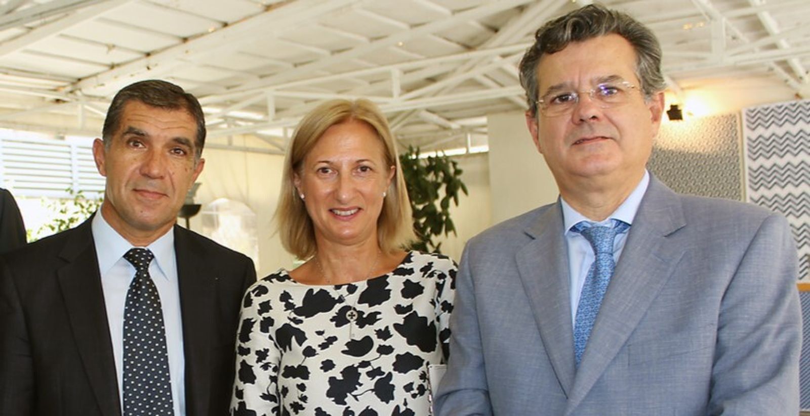 Juan Márquez (a la derecha), en una imagen de archivo junto a Lorenzo del Río y Auxiliadora Echavarri.