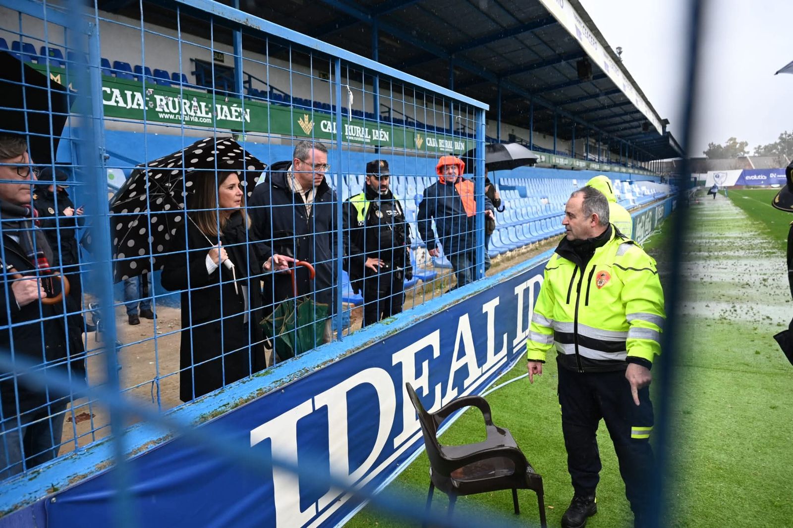 Visita institucional a Linarejos del pasado jueves.