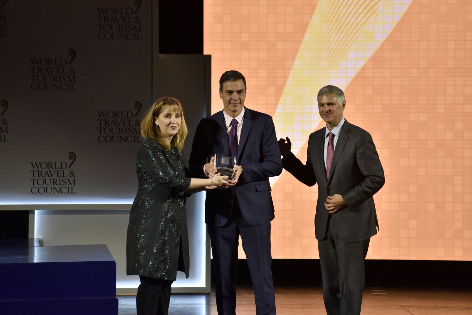Pedro Sánchez, en la inauguración de la WTTC 2019 Sevilla