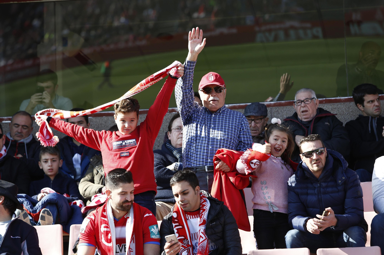 Las imágenes del Granada-Numancia