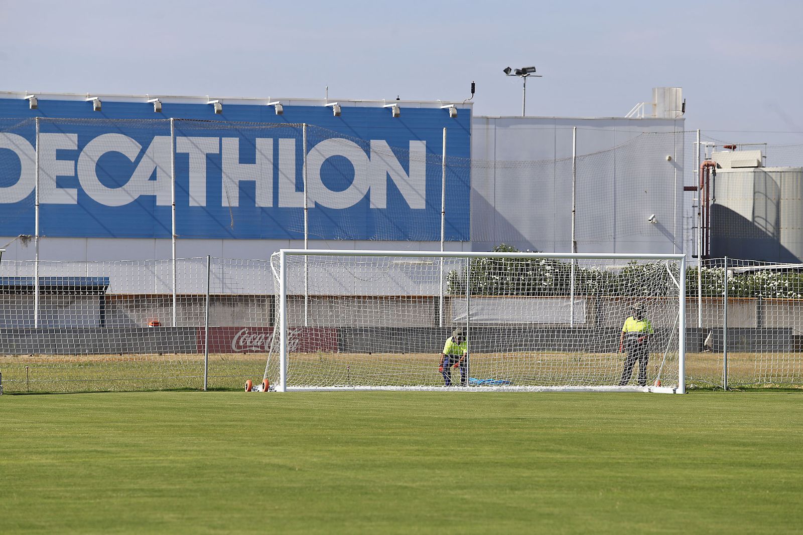 Imágenes de la inauguración del campo 1 de la Ciudad Deportiva del Real Club Recreativo de Huelva