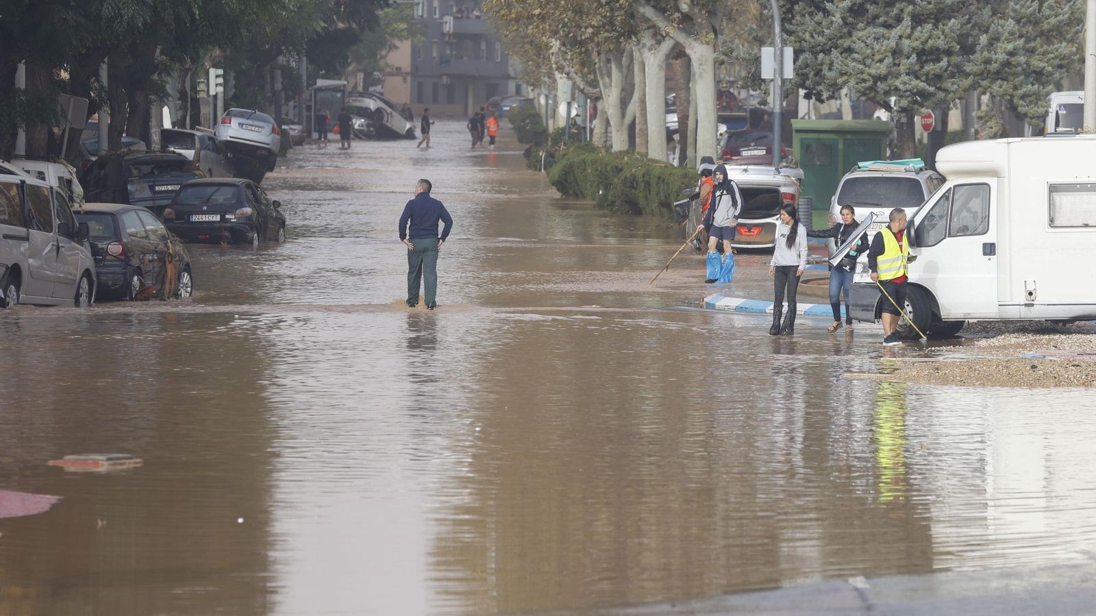 Desolación y destrucción tras el paso de la DANA por Valencia
