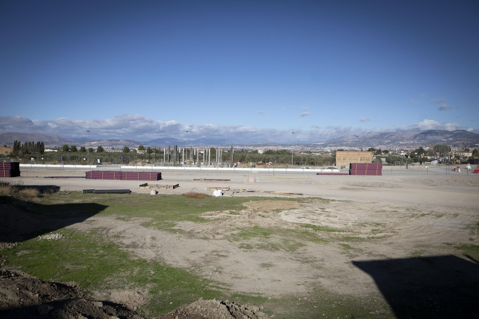 Parada Los Chopos, cocheras y talleres en Las Gabias