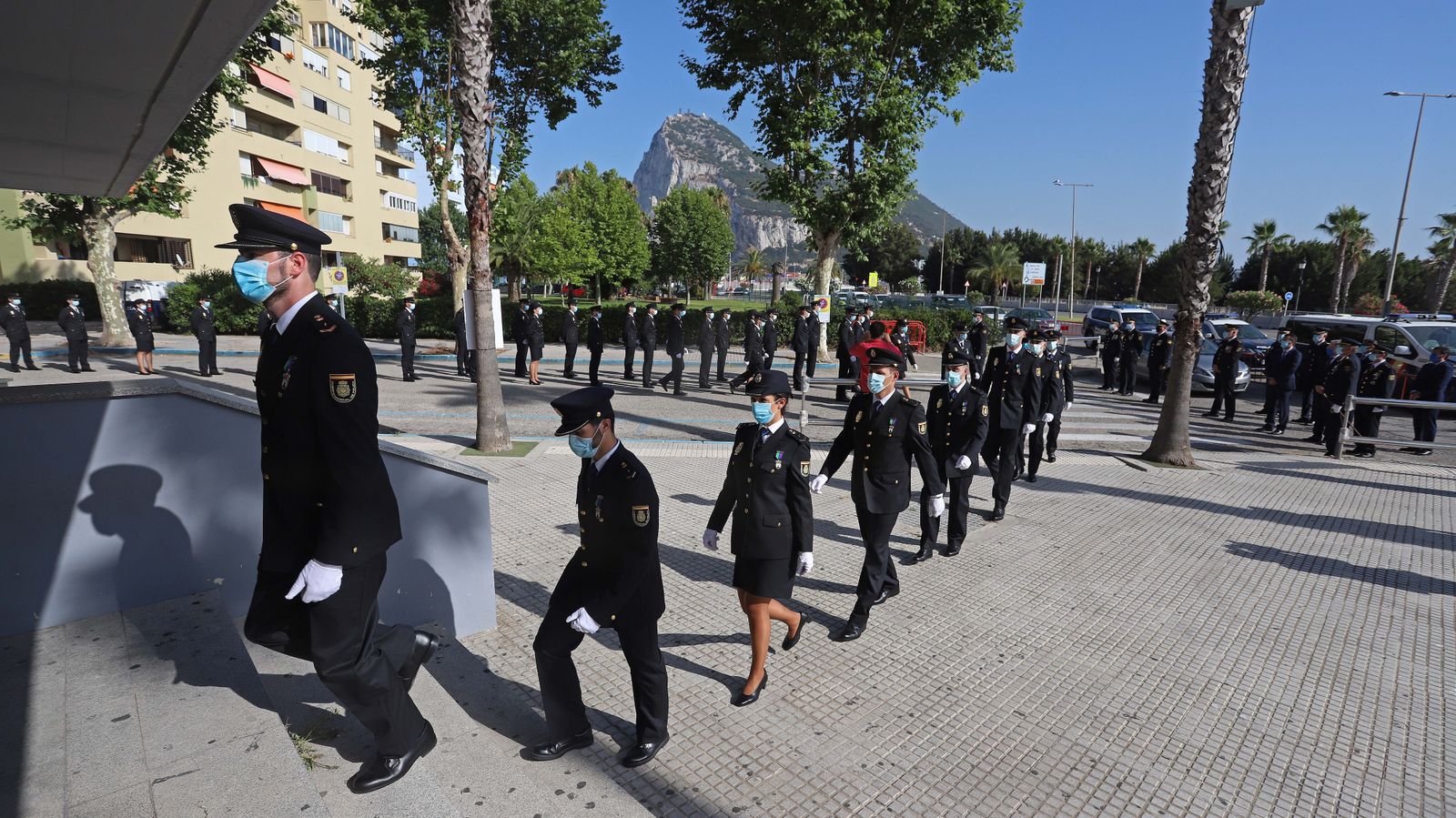 Acto de jura de cargo de la XXXIV promoción de Policía Nacional en La Línea