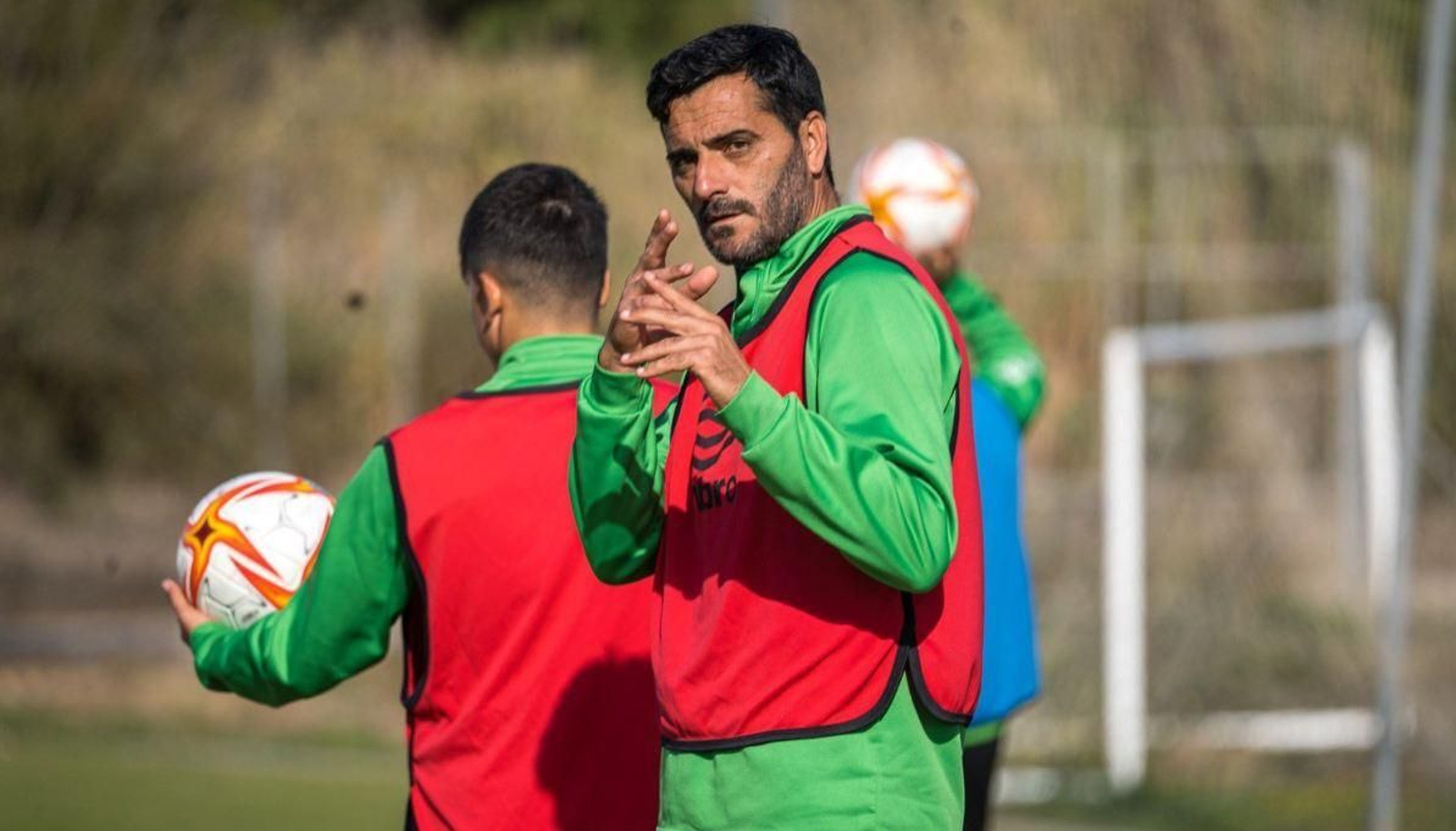 El incombustible Dani Güiza, durante un entrenamiento