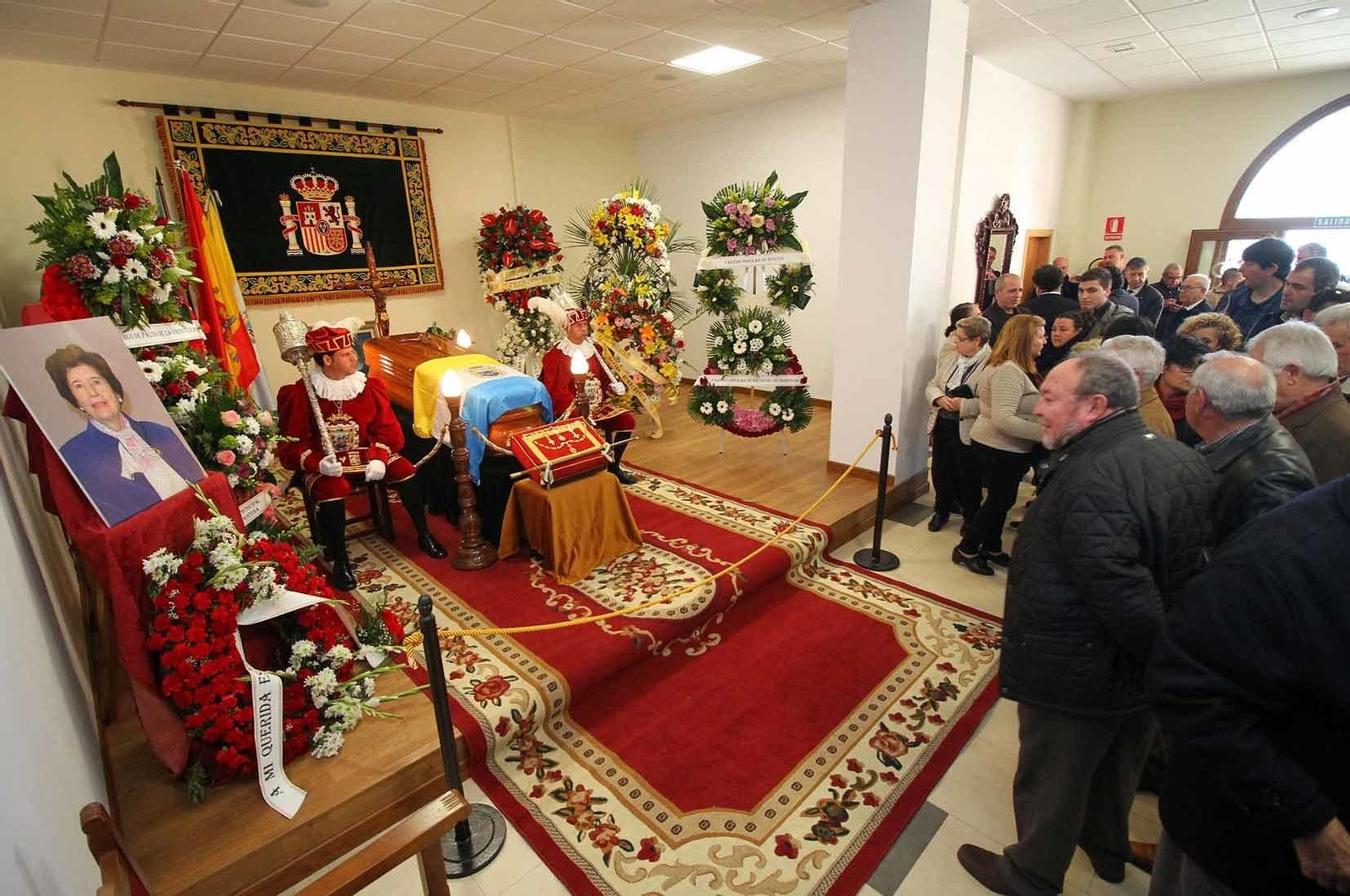 Imágenes del funeral de Pilar Pulgar