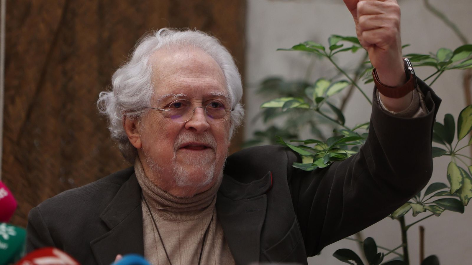 Alejandro Rojas Marcos, el pasado martes en su casa.