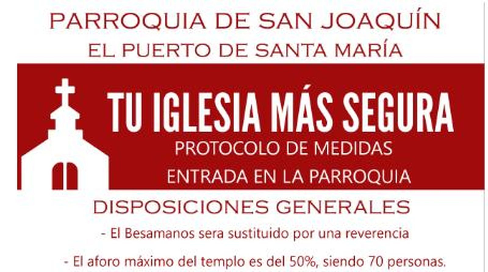 María Santísima de la Amargura se expondrá en San Joaquín con motivo de la festividad de la Inmaculada.