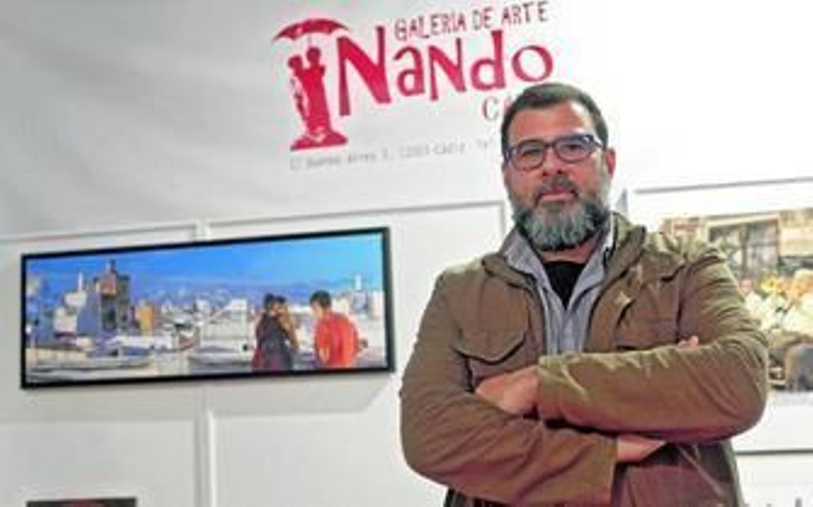 Fernando Benítez reabre la galería que regentó su padre, Nando.