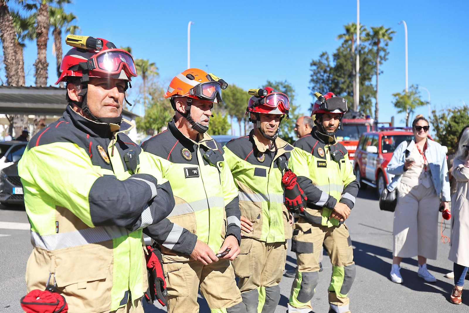 Imágenes del Simulacro de atención a víctimas de una potencial catástrofe tecnológica