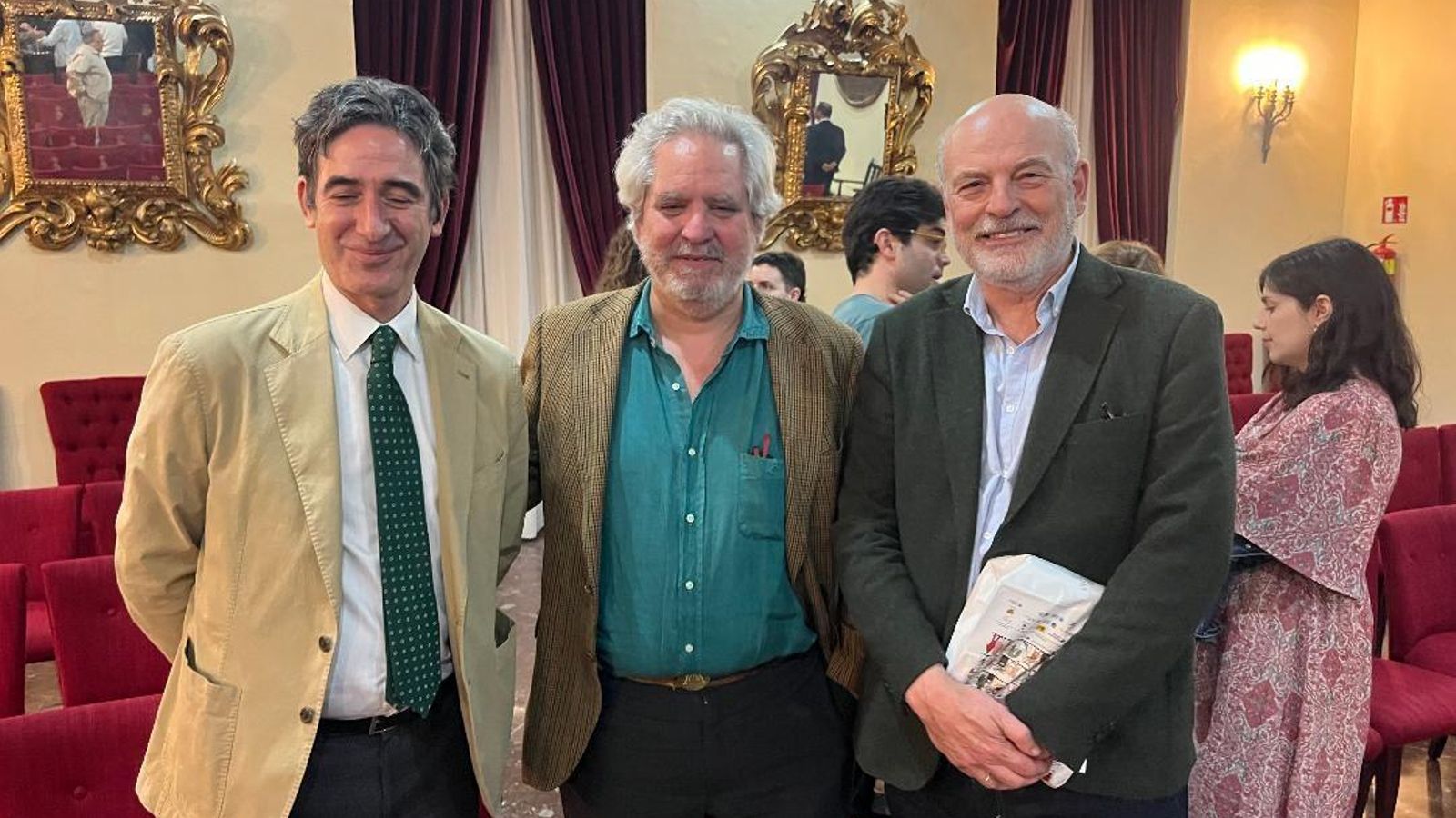 Ignacio F. Garmendia, Luis Sánchez-Moliní y Rafael Sánchez Saus.