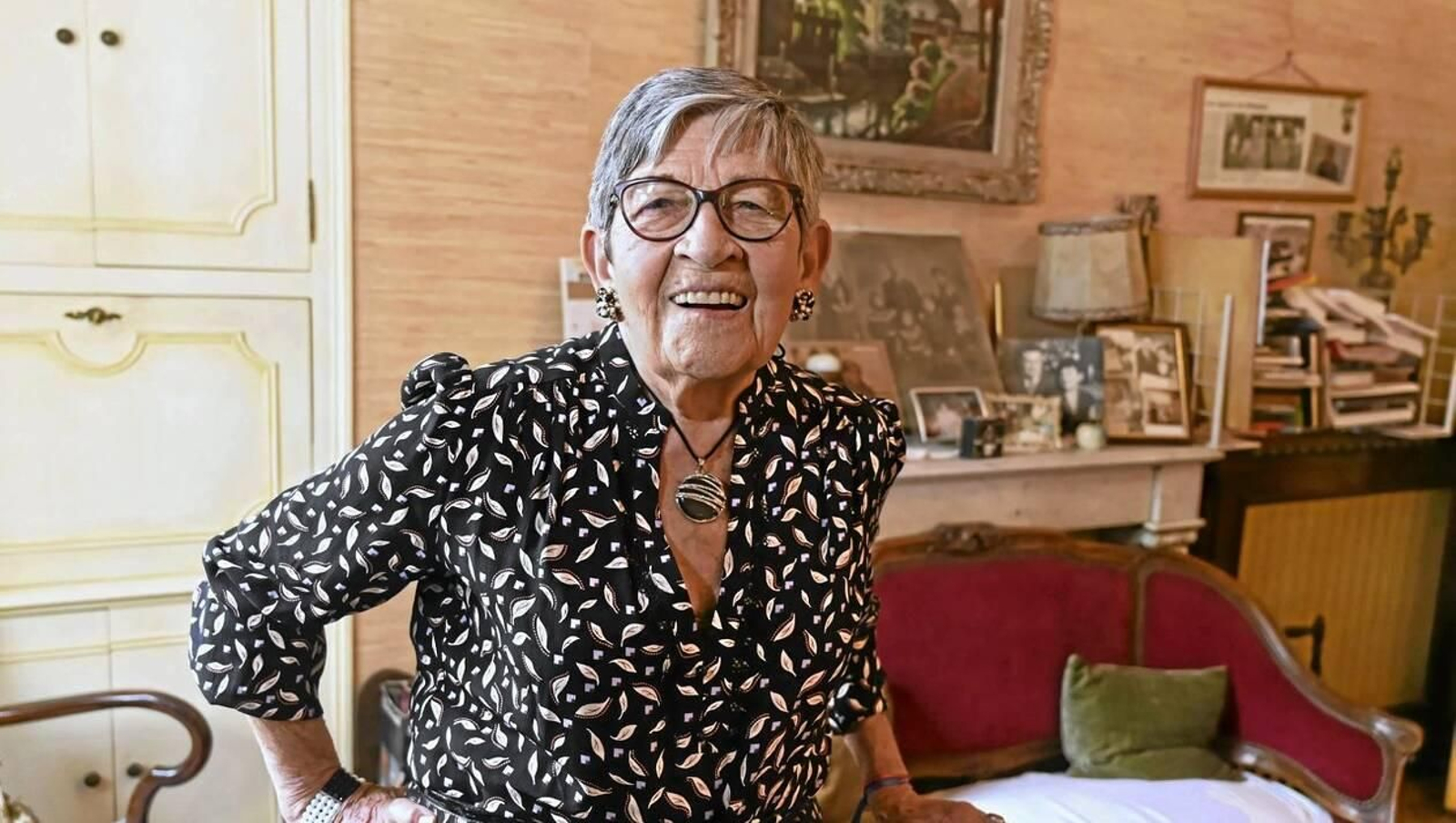 Imagen de la antigua deportada en Birkenau, Ginette Kolinka