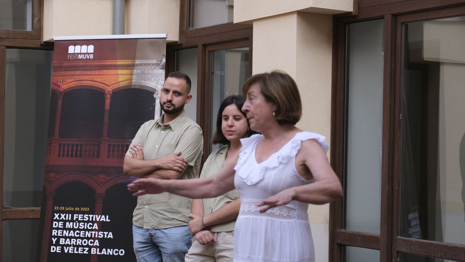 Recibimiento a los alumnos del Festival de Música Renacentista y Barroca de Vélez Blanco-Festimuvb 2023