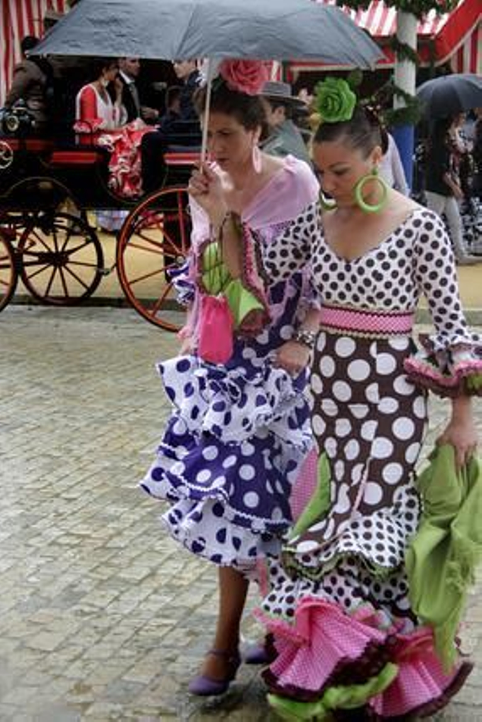 La lluvia no impidió la fiesta el Miércoles de Feria.

Foto: Belén Vargas