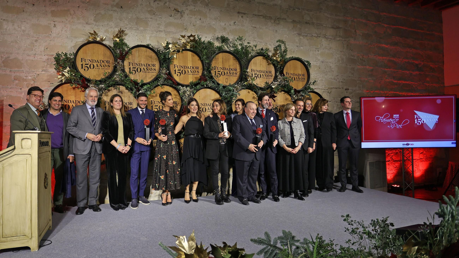 Bodegas Fundador en Jerez acoge la entrega de los Premios ‘Flamenco en la Piel’ de SIMOF 2025