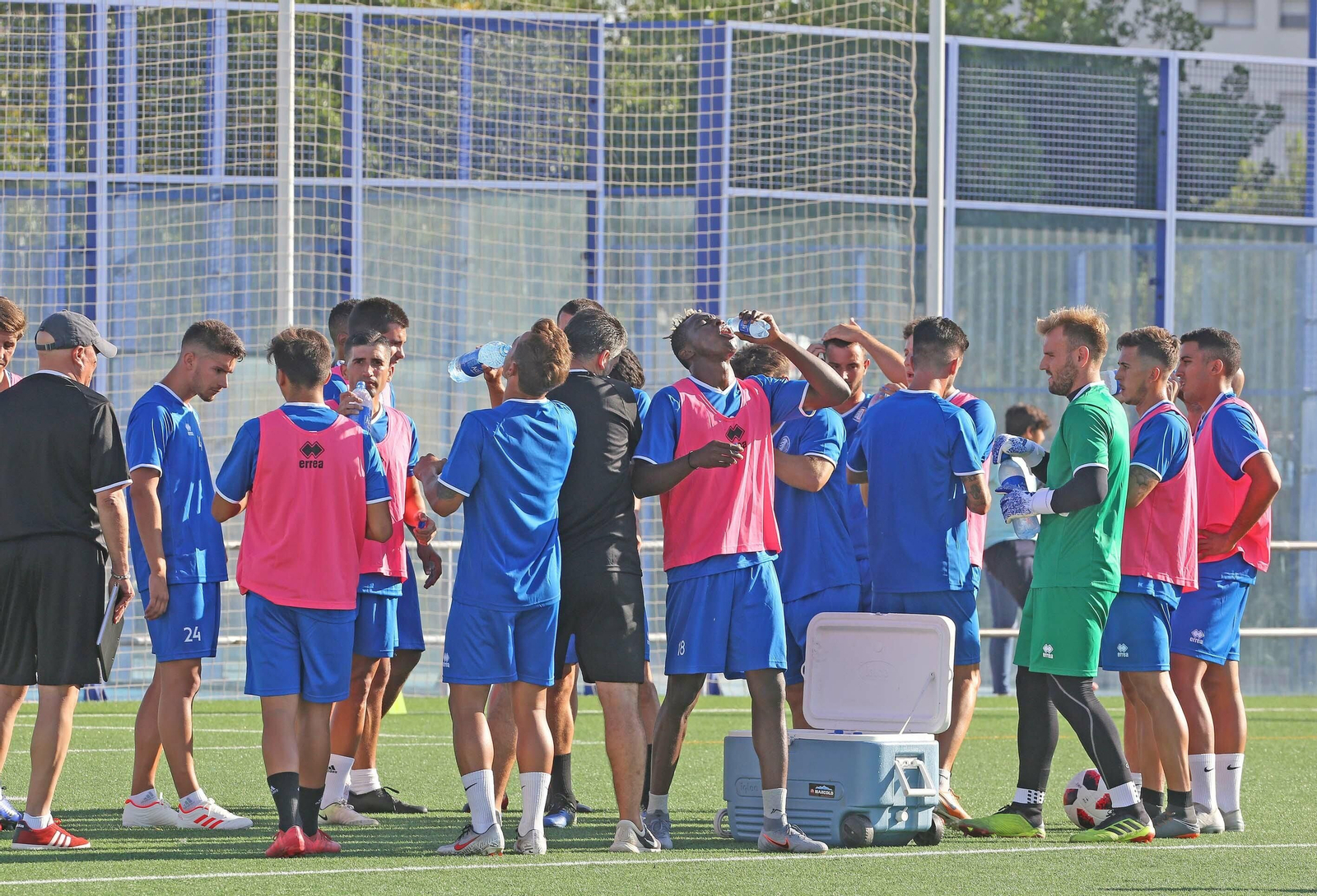 Imágenes del primer entrenamiento del  XerezDFC