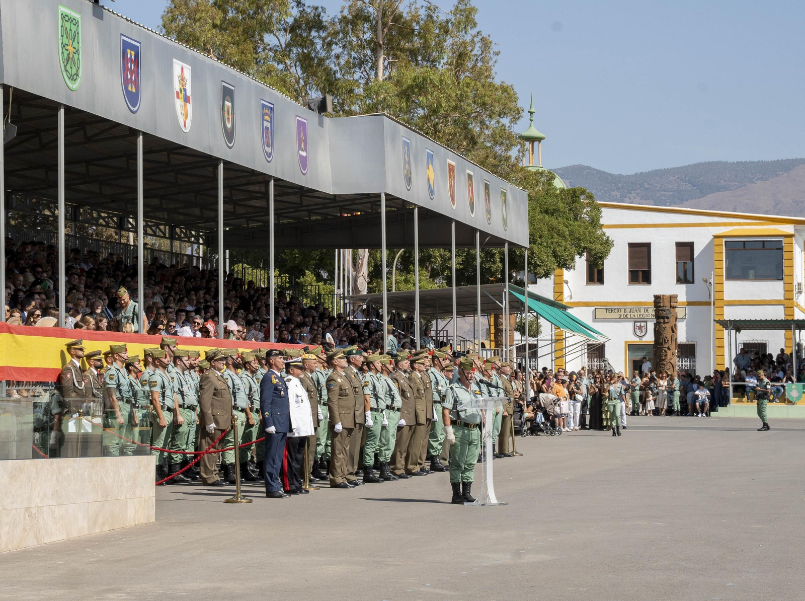 El CV (105) aniversario fundacional de la Legión