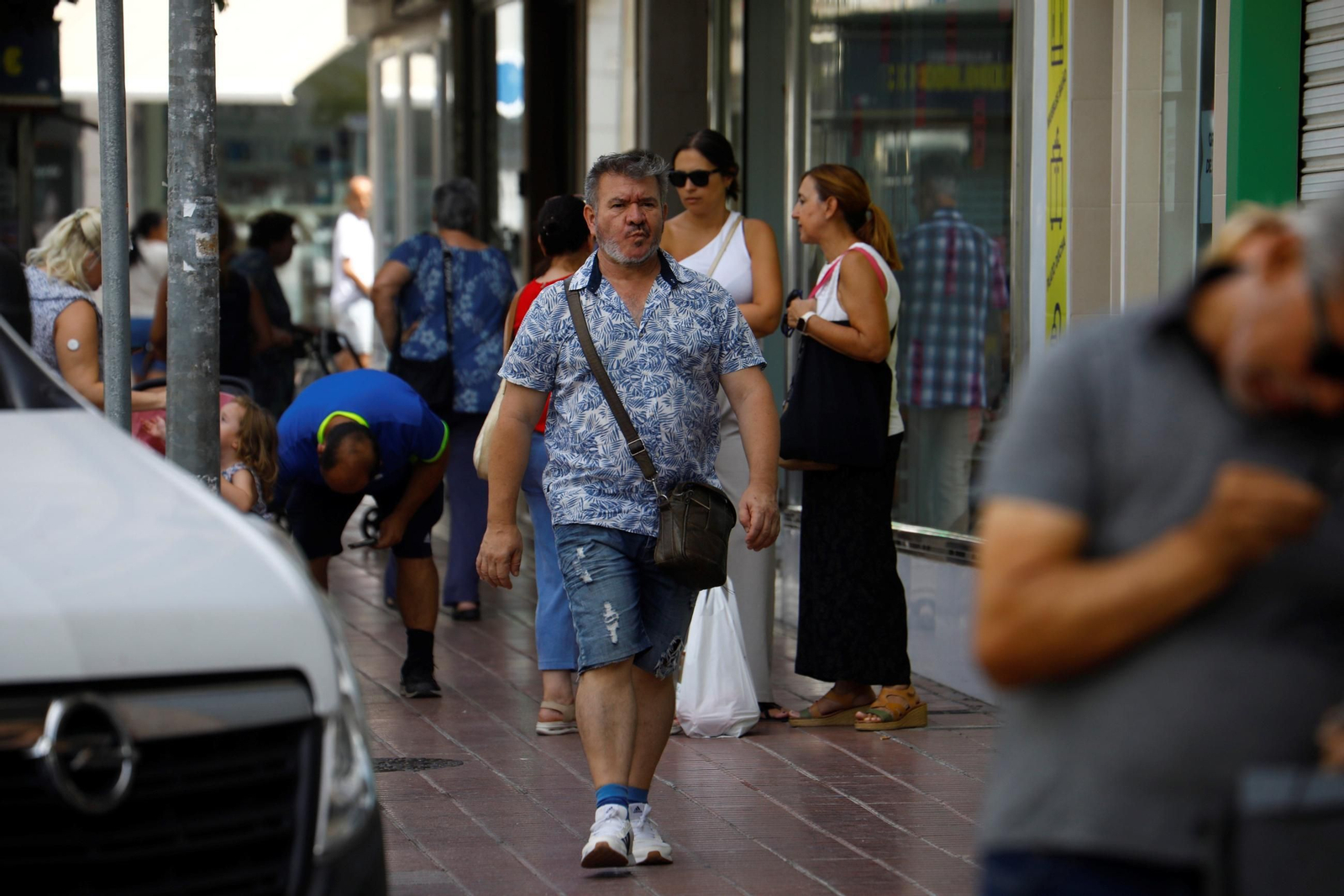 Ambiente en la avenida de Barcelona