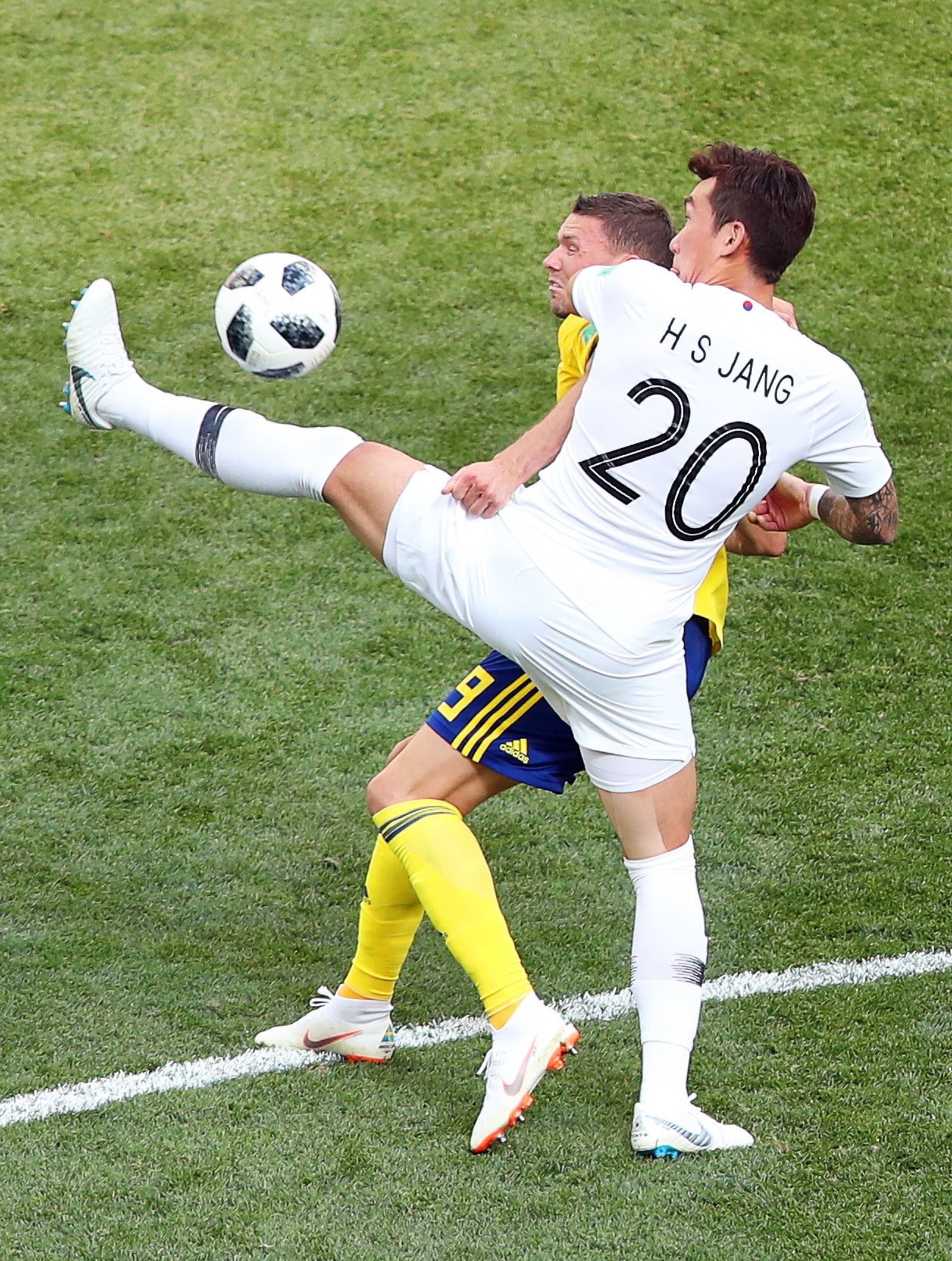 Las imágenes del Suecia-Corea del Sur