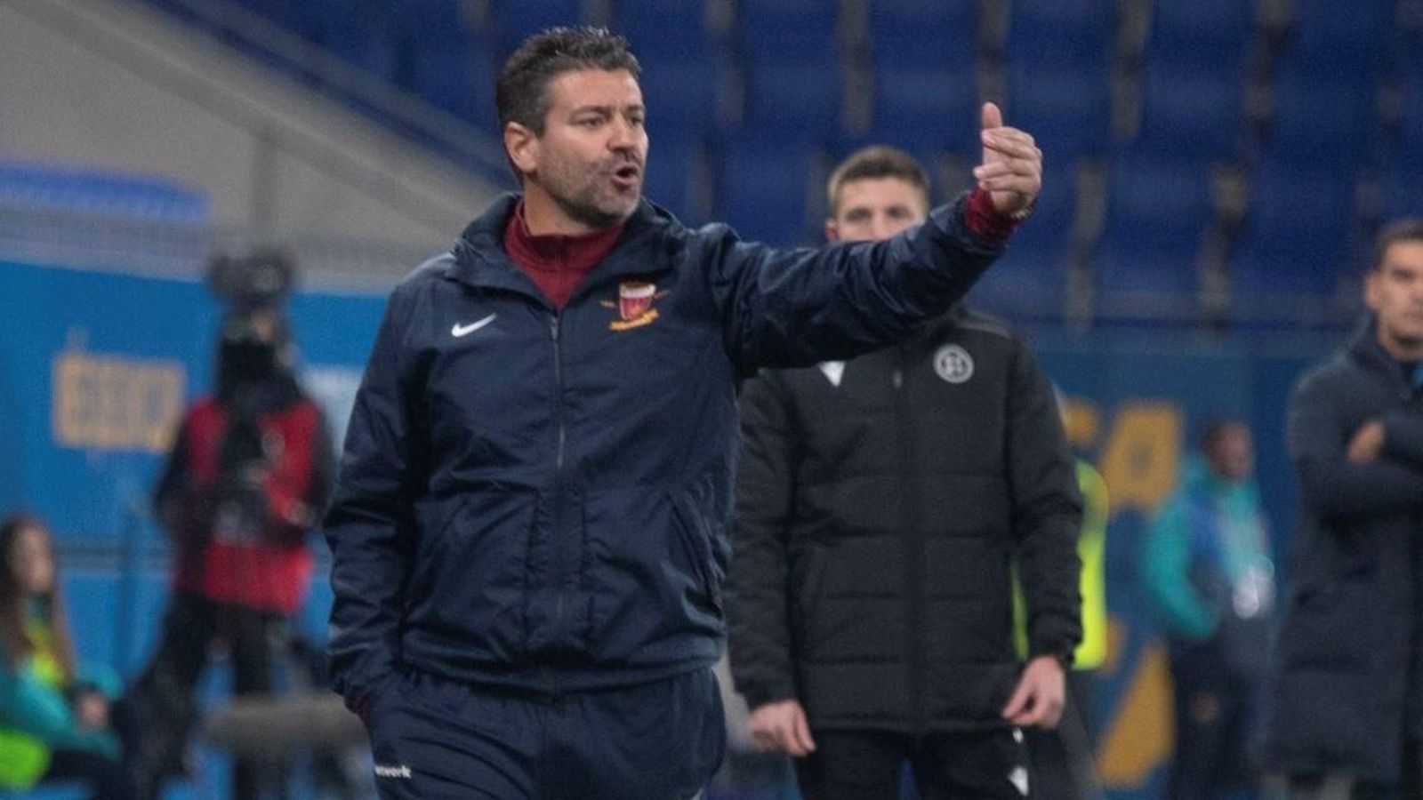 Fernando Estévez, en un partido del Eldense.