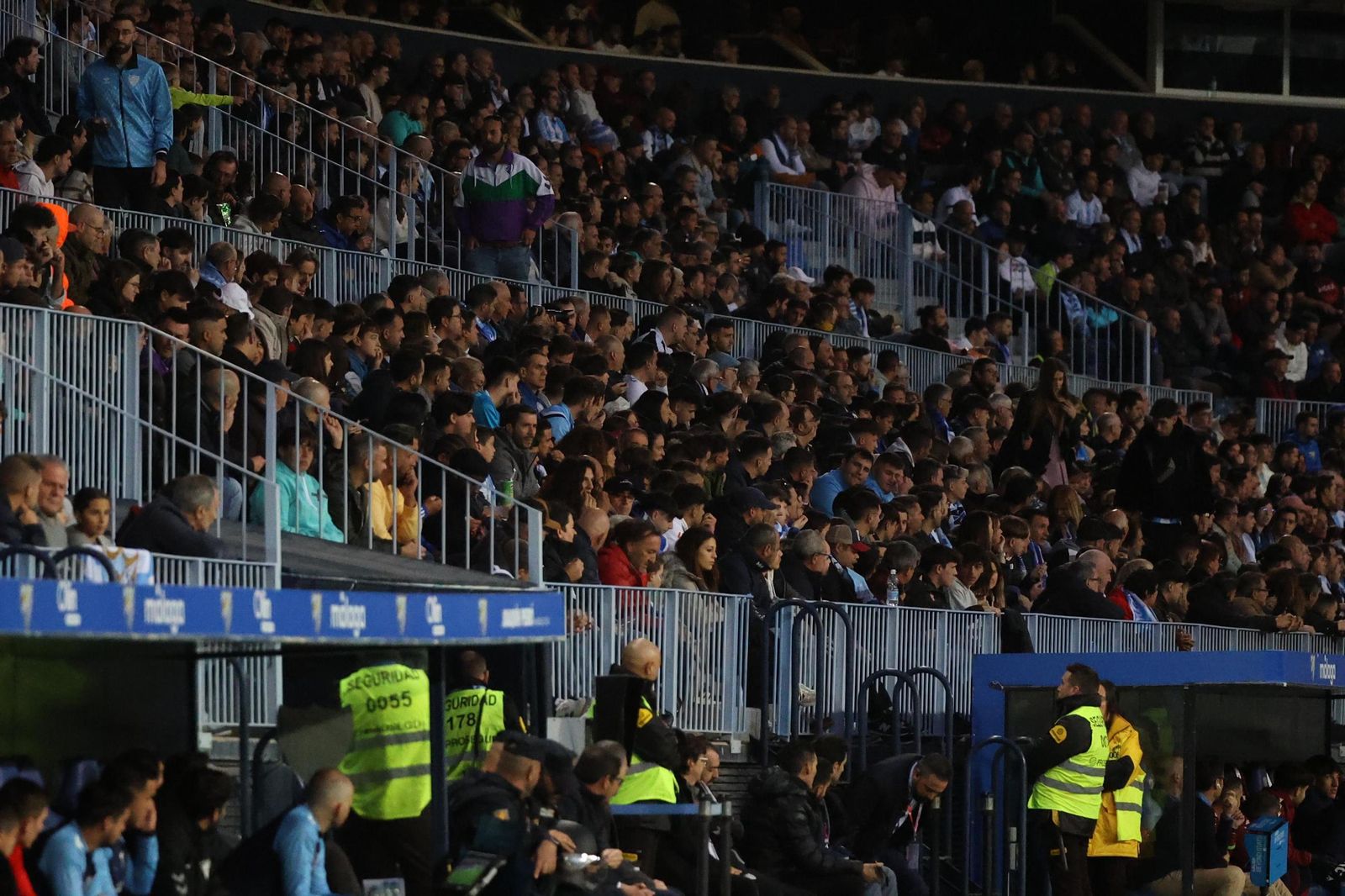 Búscate en las gradas de La Rosaleda en el Málaga-Levante