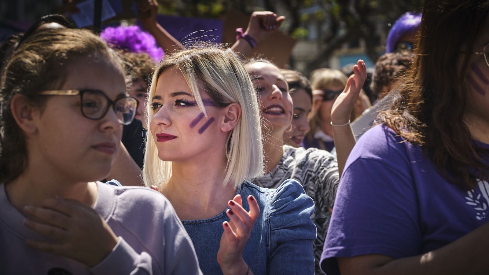 Manifestación por el Día Internacional de la Mujer.