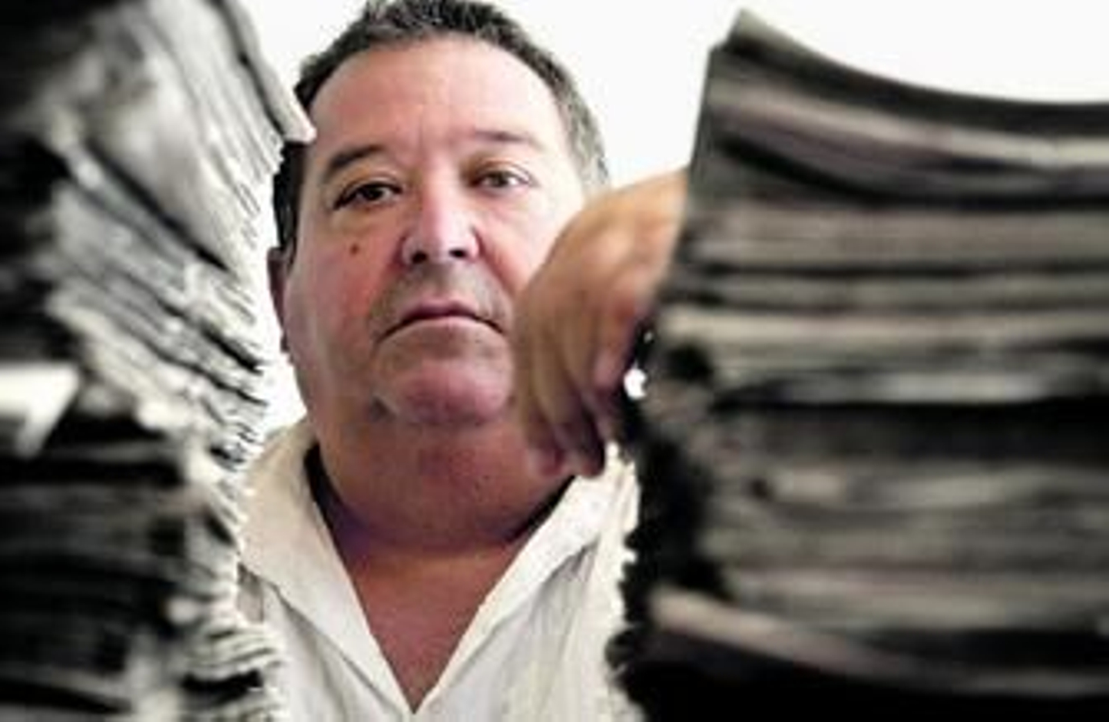 José Ramos López, durante la entrevista.