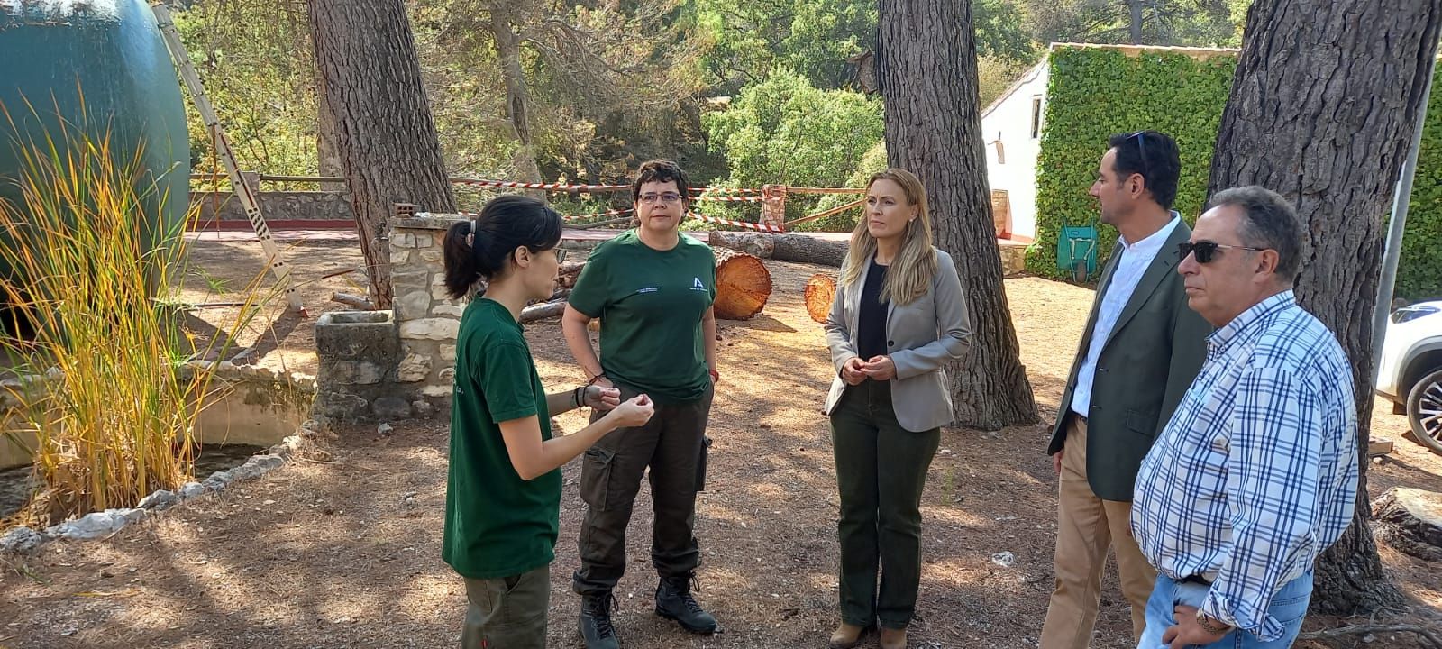 Visita al CREA Quiebrajano.