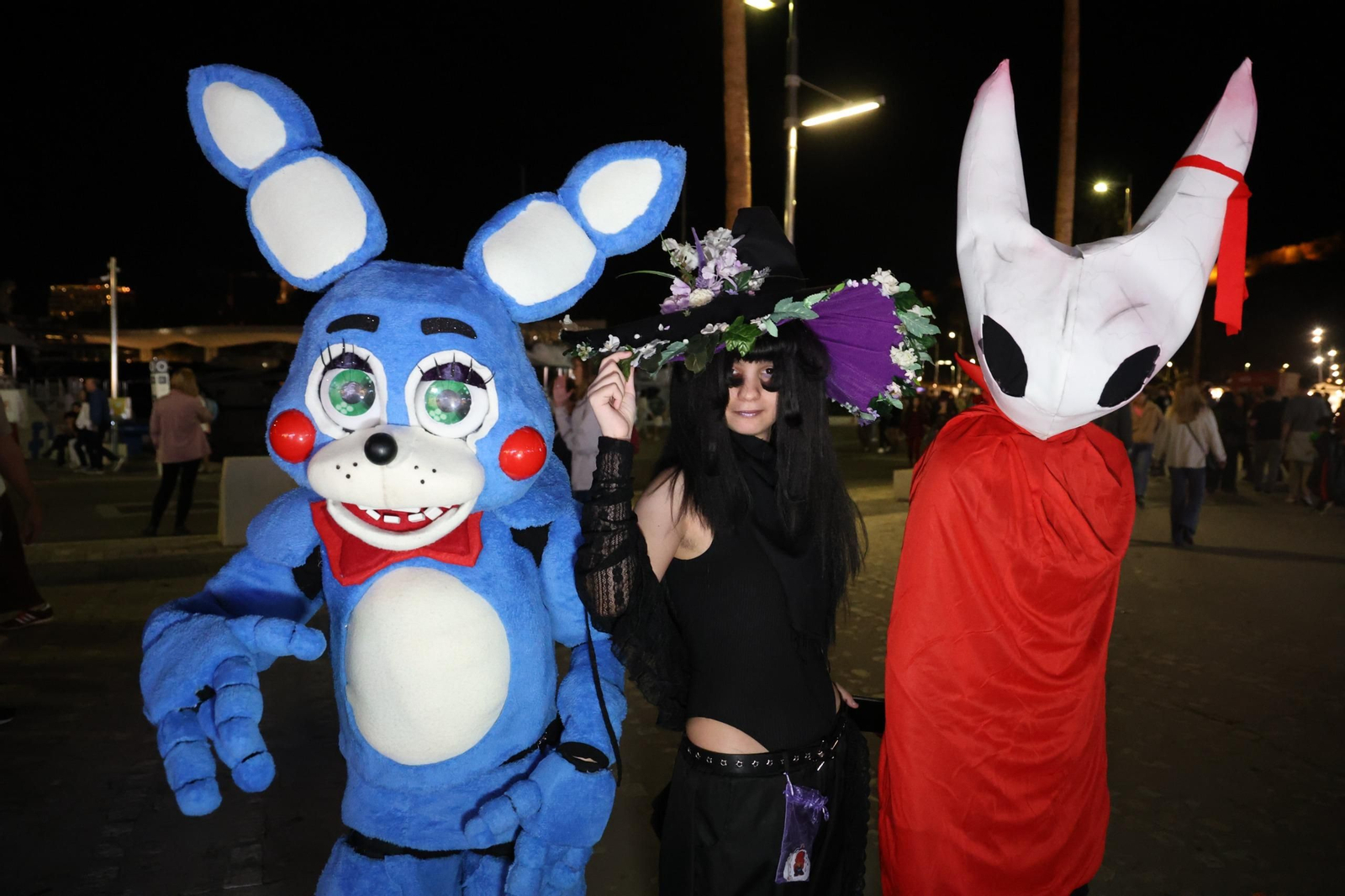 La noche de Halloween en Málaga, en imágenes