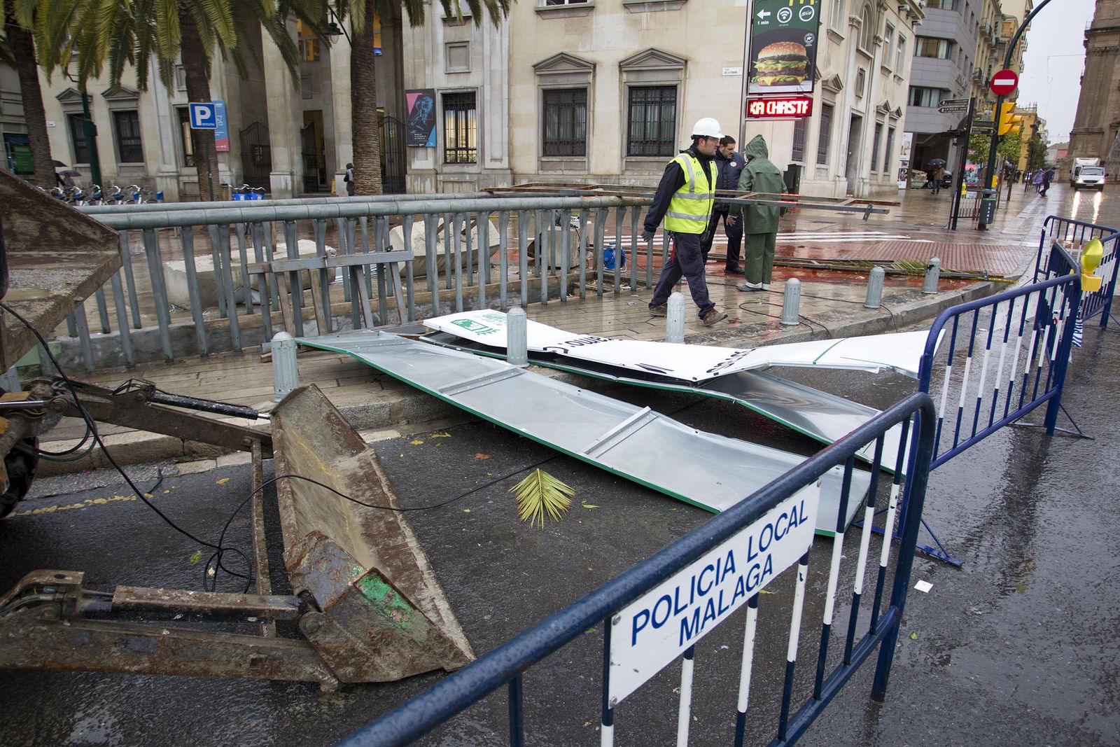 Las consecuencias del paso de 'Ana' por Málaga