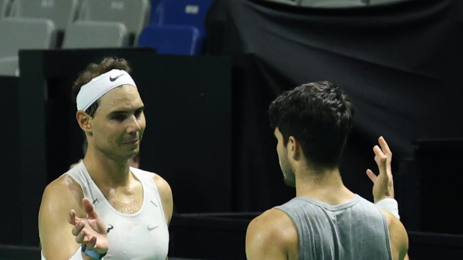 Rafa Nadal-Carlos Alcaraz, ocho juegos a tope con empate antes de la Copa Davis