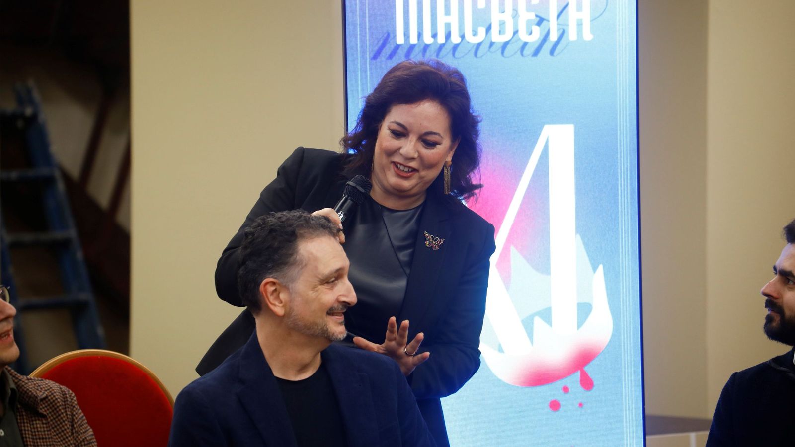 Carmen Solís y Javier Franco, Lady Macbeth y Macbeth en la obra.