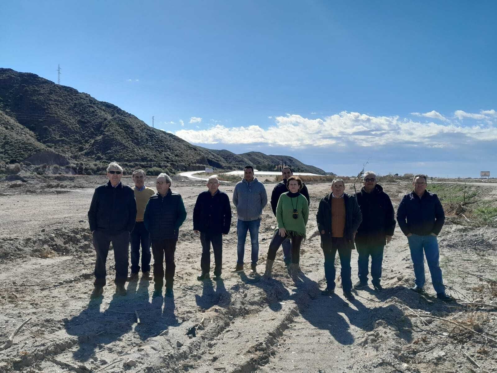 Comité ejecutivo de ASAJA Almería reunido en Palomares