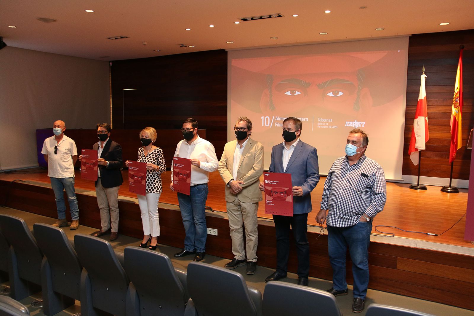 Acto de presentación del Almería Western Film Festival en el Museo de Almería.