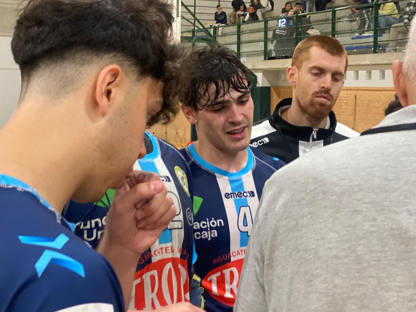 El Trops Málaga, en un tiempo muerto.