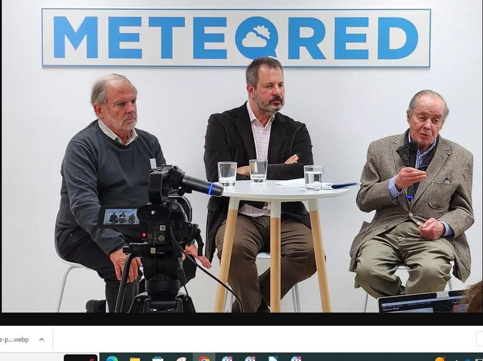Francisco Martín, José Miguel Viñas y José Antonio Maldonado, de izquierda a derecha, en el webinar de Meteored. Francisco Martín, José Miguel Viñas y José Antonio Maldonado, de izquierda a derecha, en el webinar de Meteored.