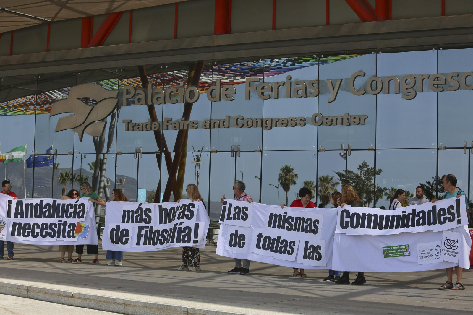 El mitin de Por Andalucía este domingo en Málaga, en fotos