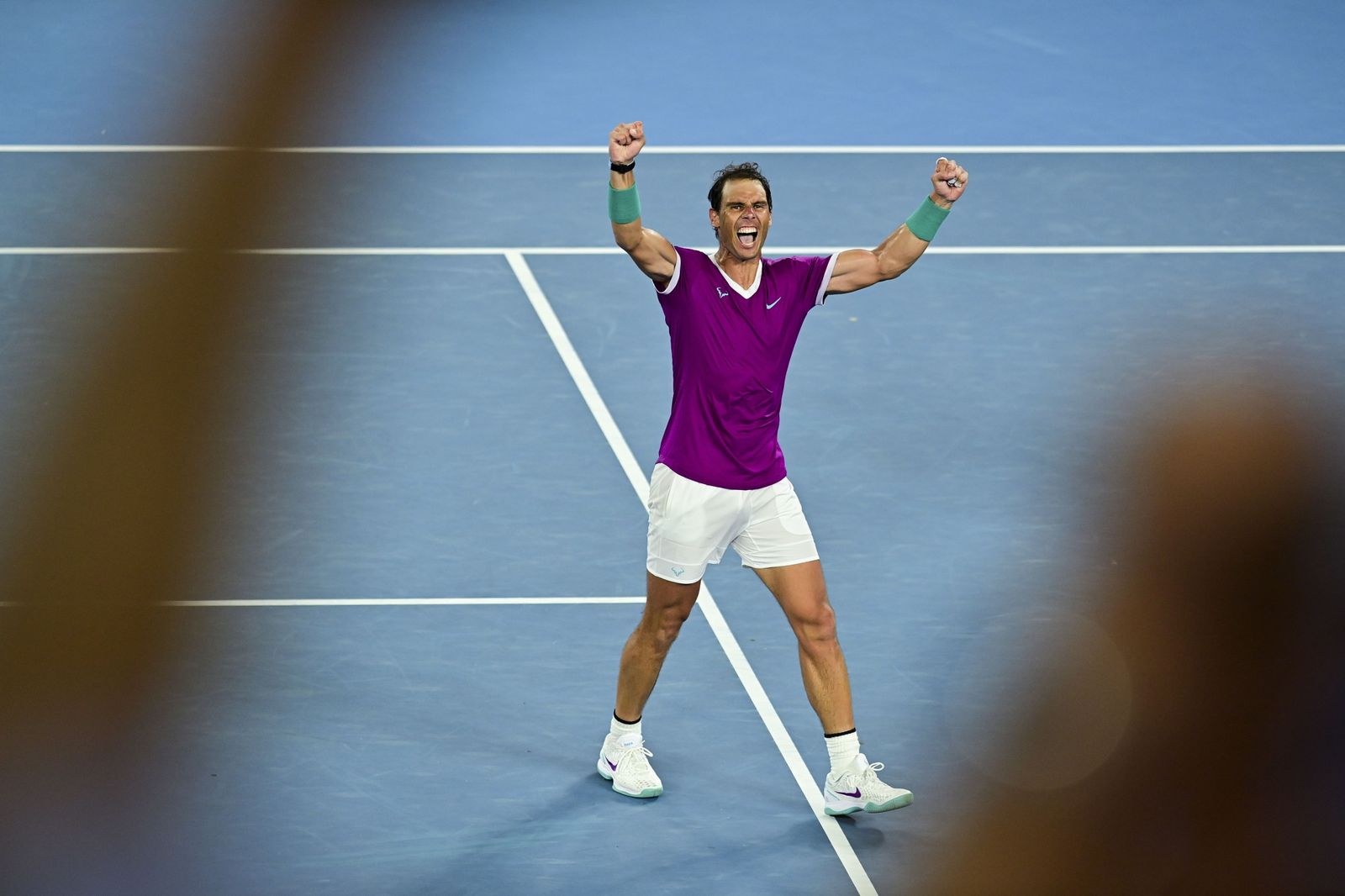 Las imágenes del histórico triunfo de Nadal sobre Medvedev (y 8)