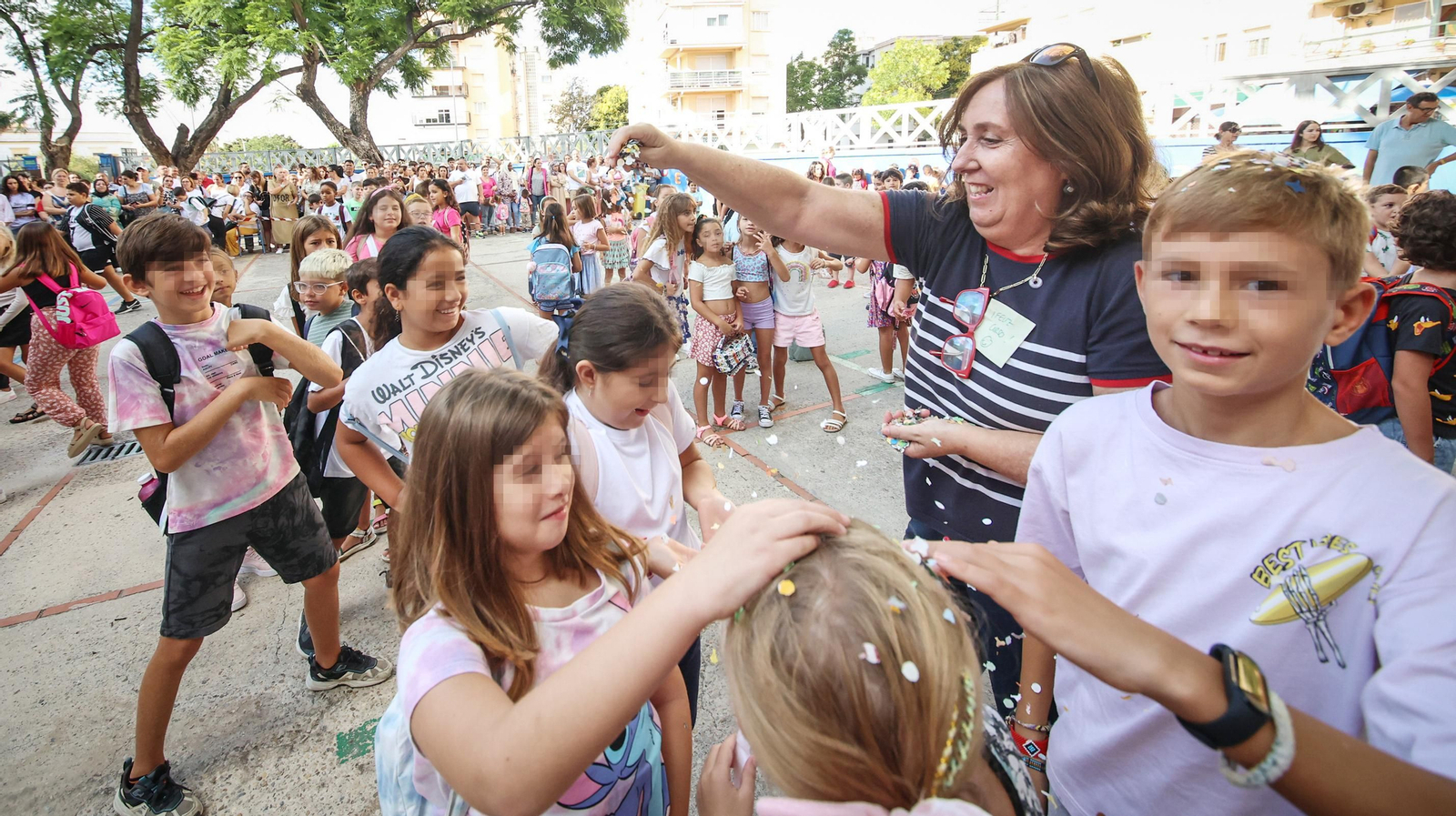 'Vuelta al cole' en el CEIP Isabel la Católica de Jerez