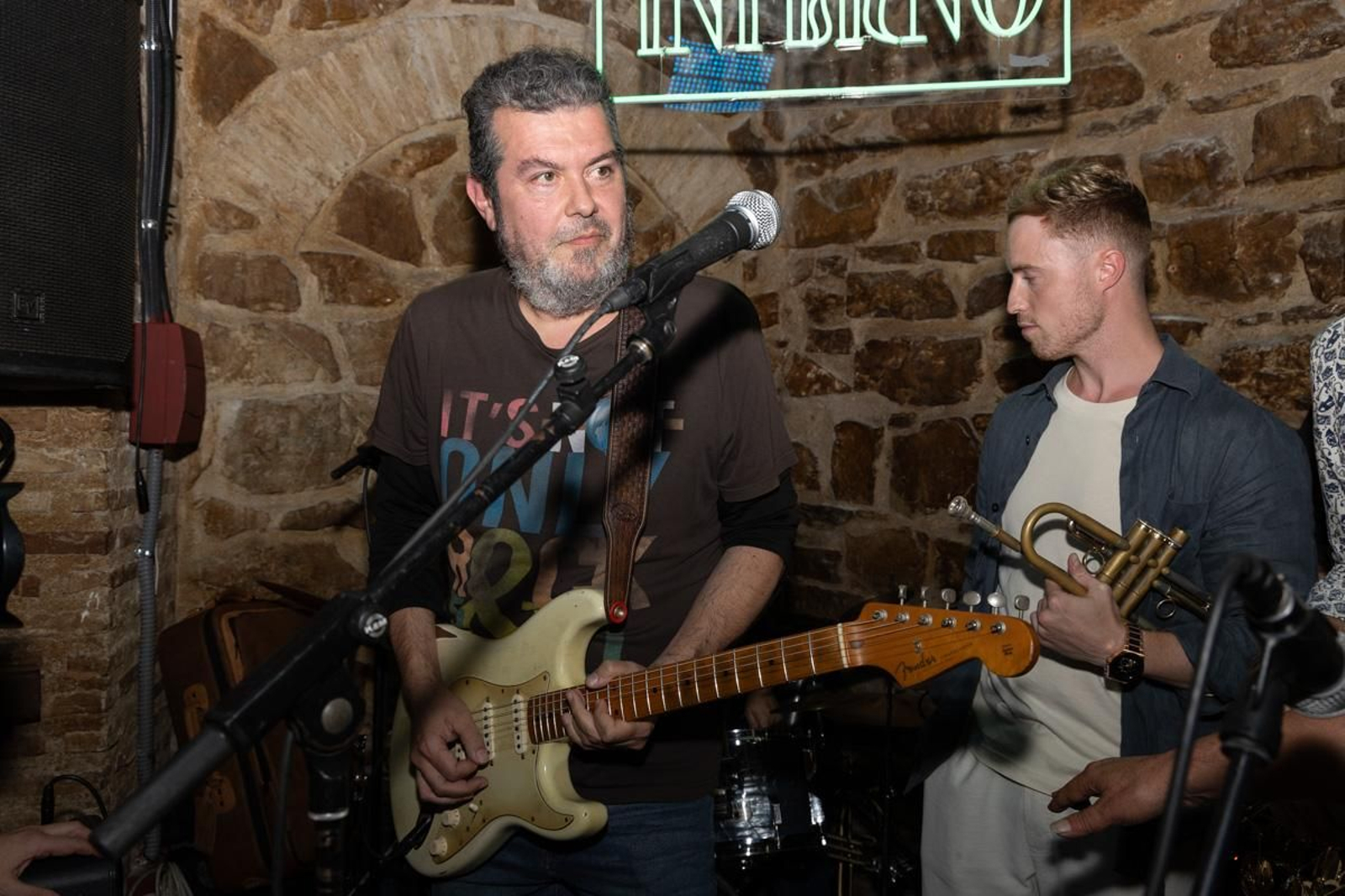Homenaje a Antonio Jaén en la sala de conciertos que fundó en la ciudad.