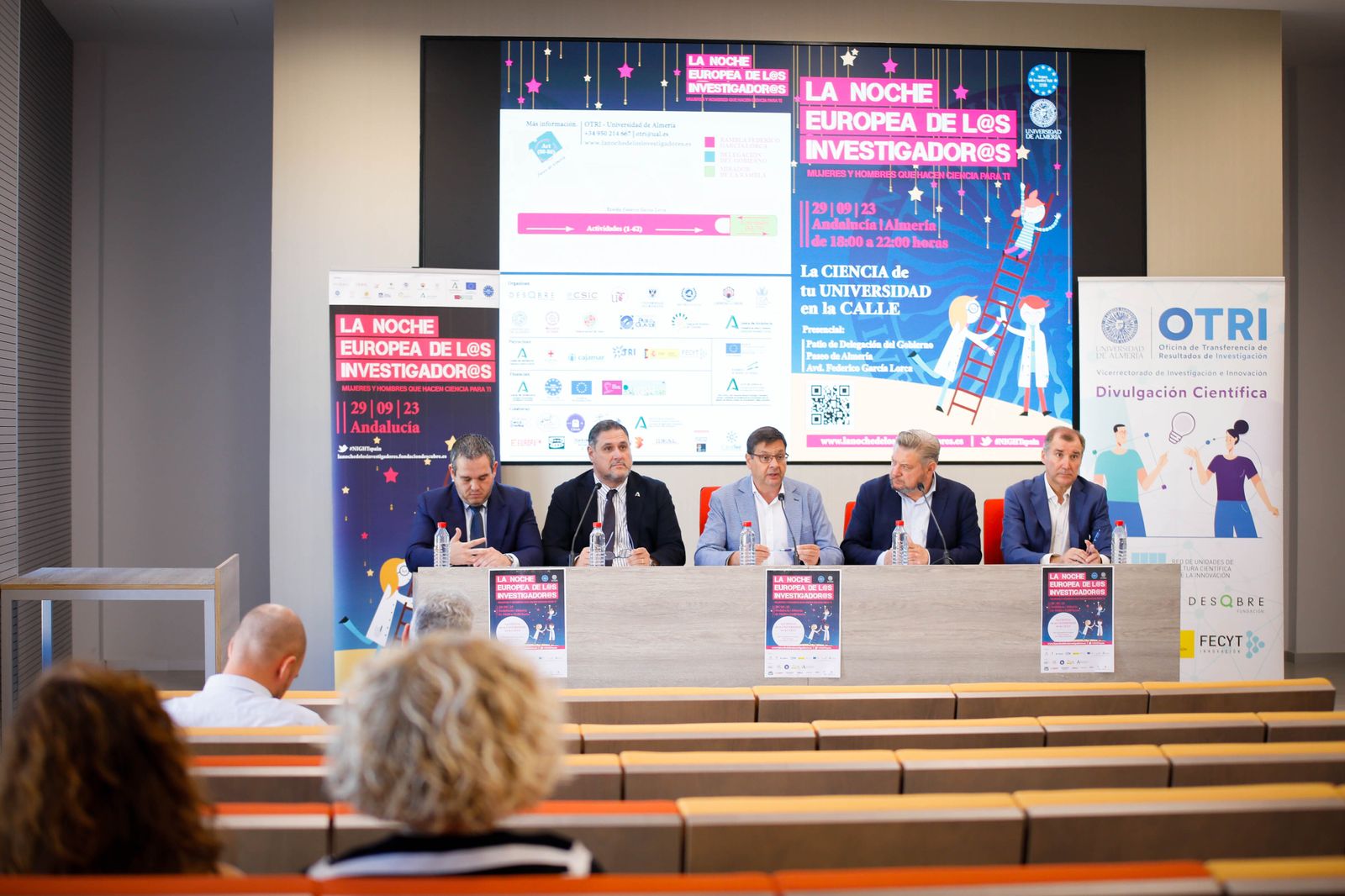 Presentación de La Noche Europea de los Investigadores en la Universidad de Almería